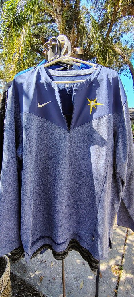 Tampa Bay Rays Nike Authentic Game Day ¼ Zip