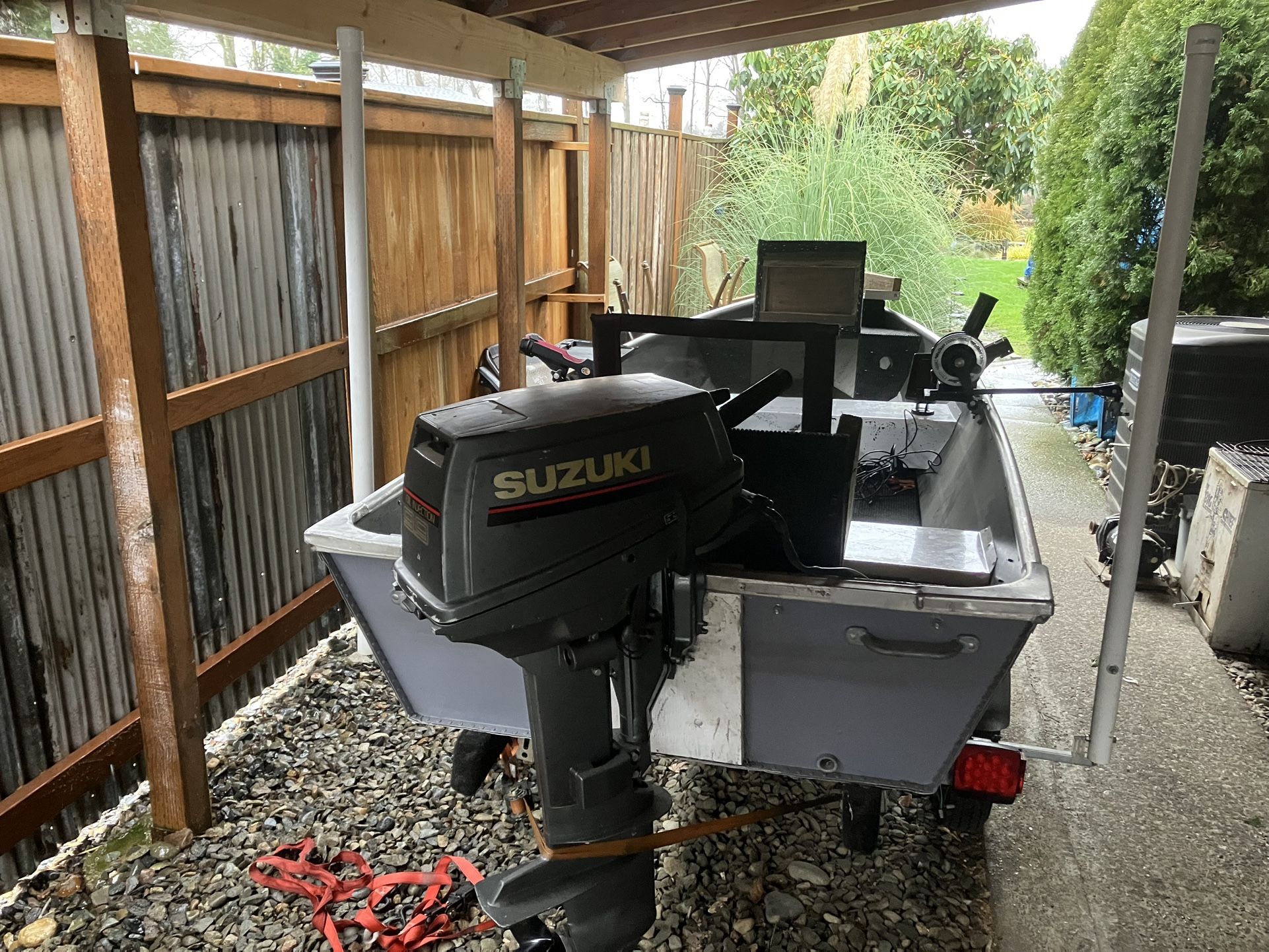 12ft Aluminum Boat With trailer