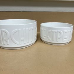 Architectpets Ceramic Dog Or Cat Bowl