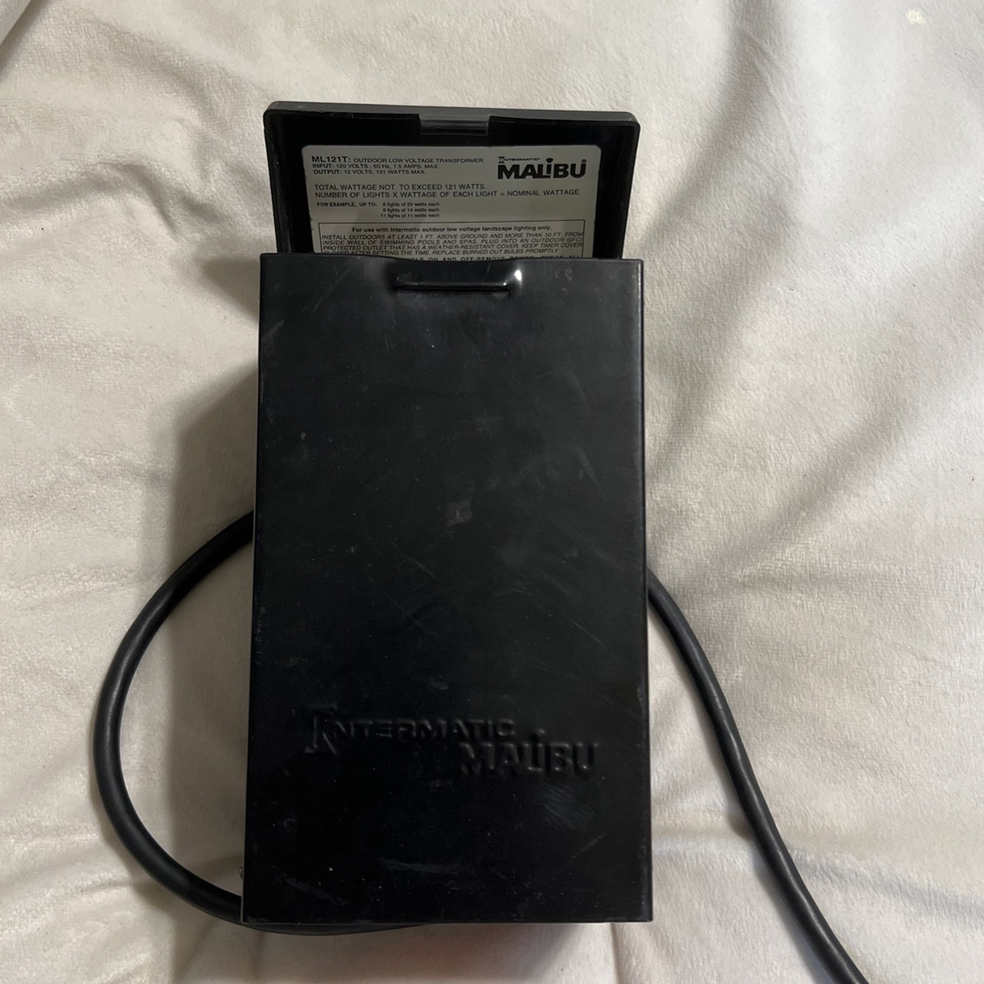 Intermatic Malibu ML121T Low Voltage Transformer Timer Outdoor
