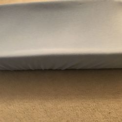 Changing table mattress with cover