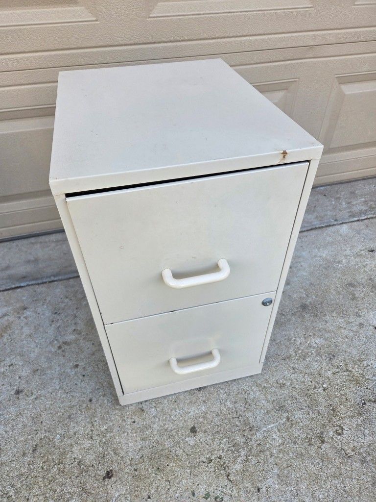 Filing Cabinet, 2 Drawers. $6