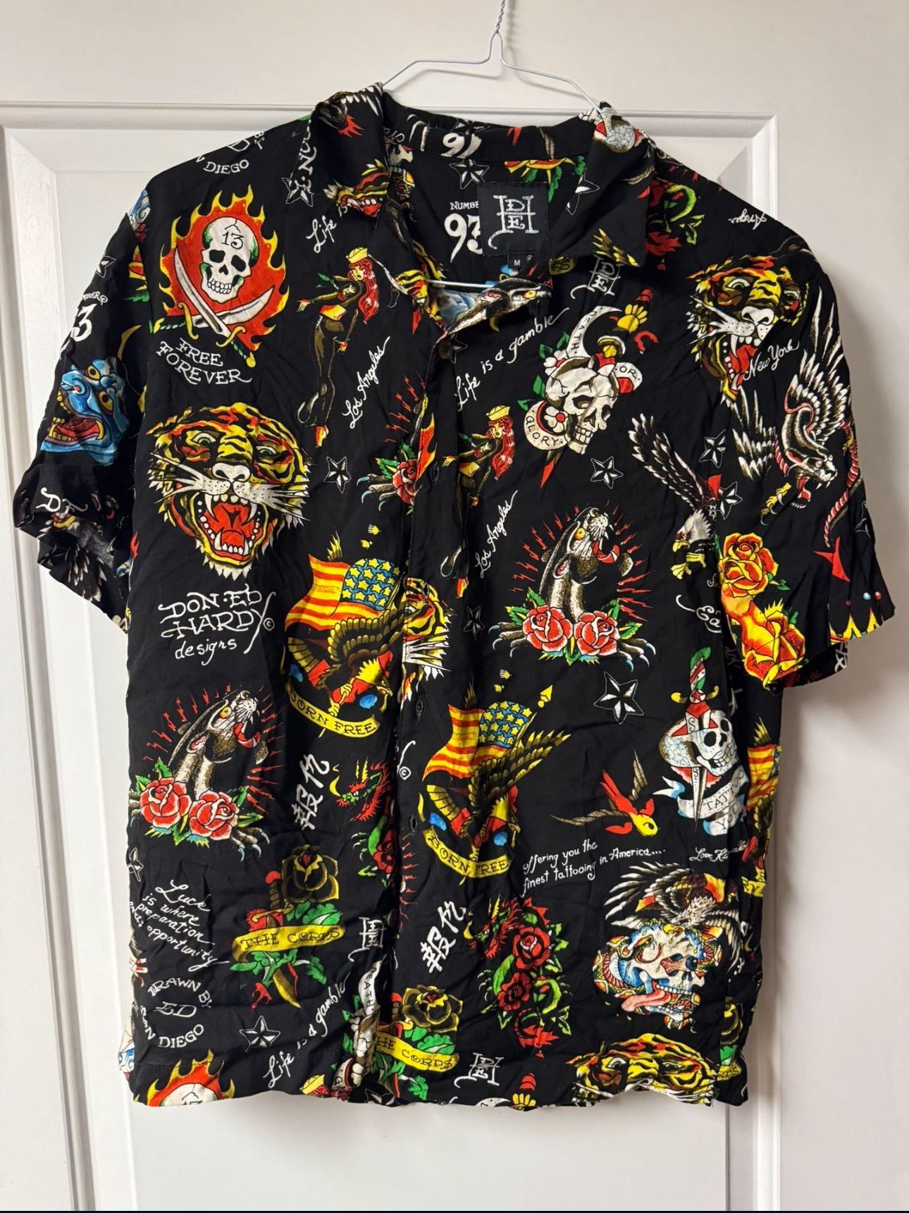 Ed Hardy Button Up Size M Highest Offer Takes It $$