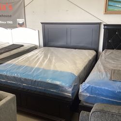 Brand New Queen Size Bed With Mattress Ready To Deliver
