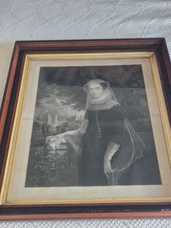 Mary, Queen of Scots print c.1862