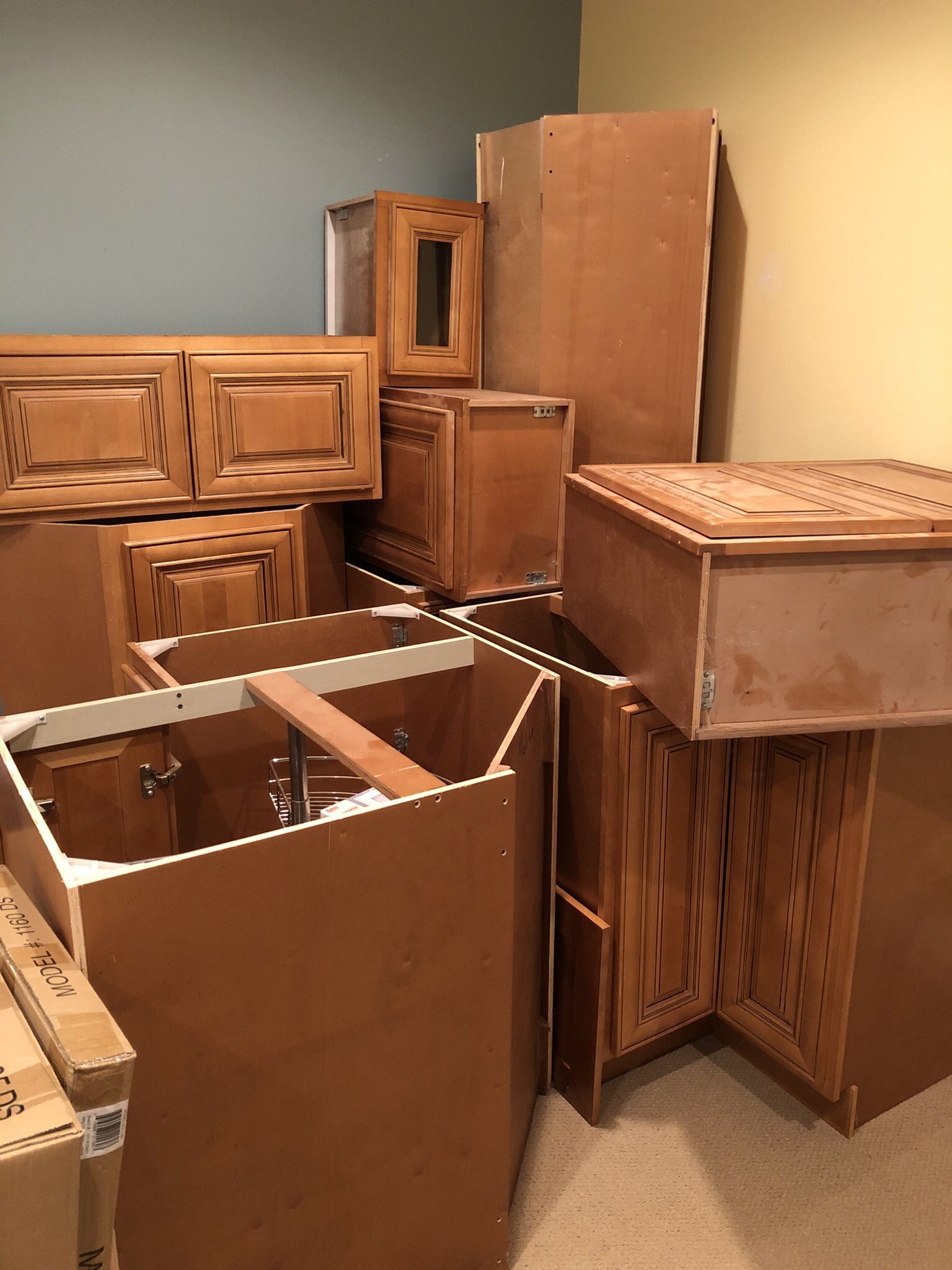 Kitchen cabinets