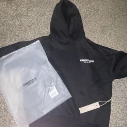 Fear of God Essentials Hoodie Black-Size S