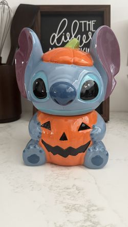 Stitch Halloween cookie Jar