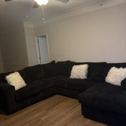 Black Sectional 