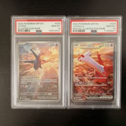 Surging Sparks PSA 10 Latias Latios