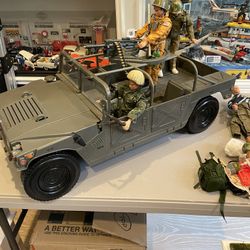 2002 GI JOE humvee hasbro 1/6 Scale