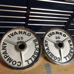 Ivanko Chrome M Series 35lb Plates