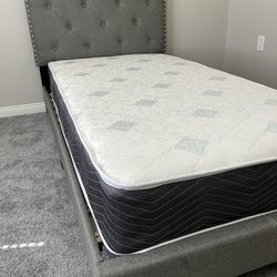 Twin Size Bed Frame With Mattress 