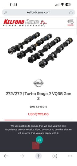 Brand new kelford cam for vq35