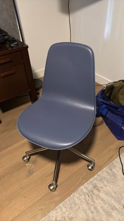 Blue Rolling Chair