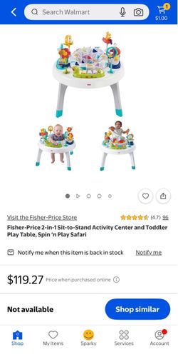 Fisher price 2 in 1 sit to stand activity center