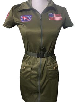Halloween costume: Women's Military Pilot Costume Dress