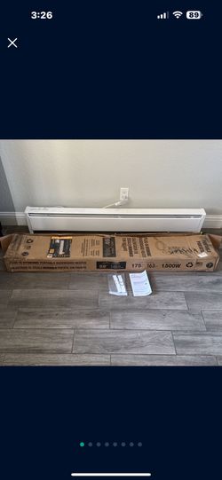 Cadet 59 in. 120-volt 1,500-watt SoftHeat Portable Hydronic Electric Baseboard Heater 