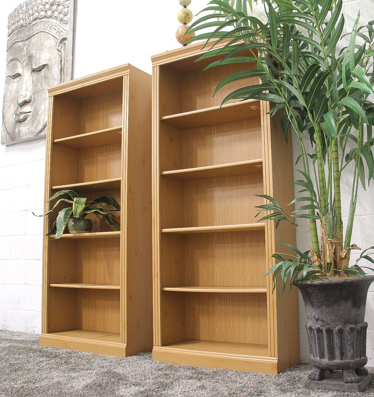 ***Set of 5-Shelf Bookcases (Free Delivery)