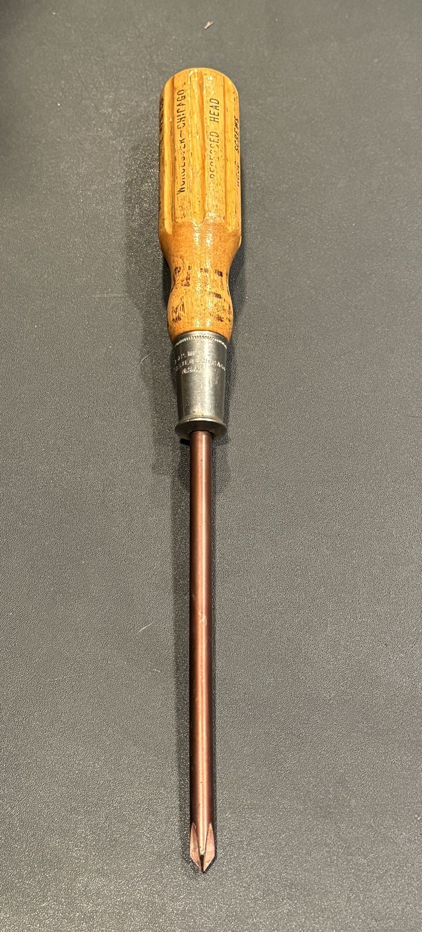 Vintage REED & PRINCE Mfg. Co Phillips Screwdriver