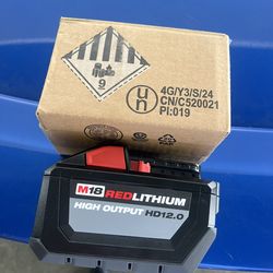 New Milwaukee M18 High Output Battery 12.0