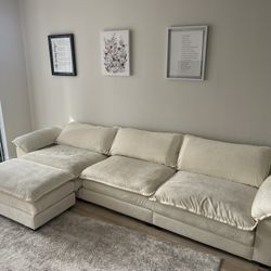 L Shaped Modular Sofa, Beige