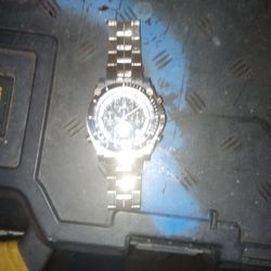 BULOVA Precisionist Chronograph Silver Stainless Steel Bracelet 