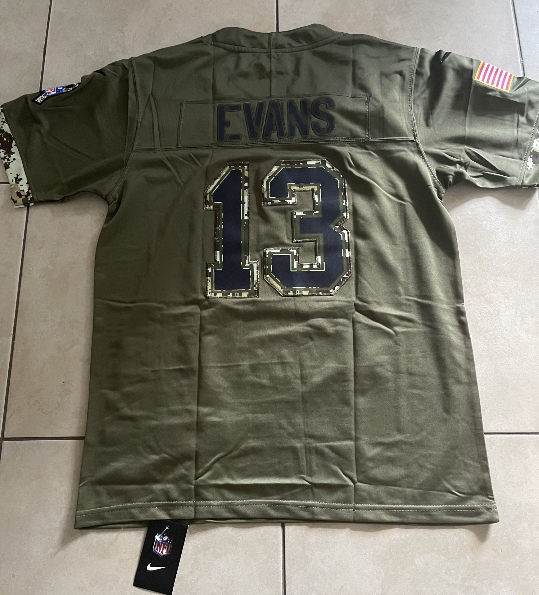 Mike Evans #13 Tampa Bay Buccaneers Salute To Service Stitched jersey 2023 New With Tags