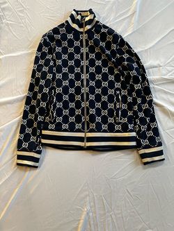 Gucci GG Monogram Zip-Up Track Jacket