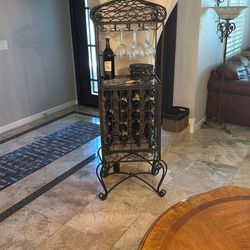 Iron Wine Rack