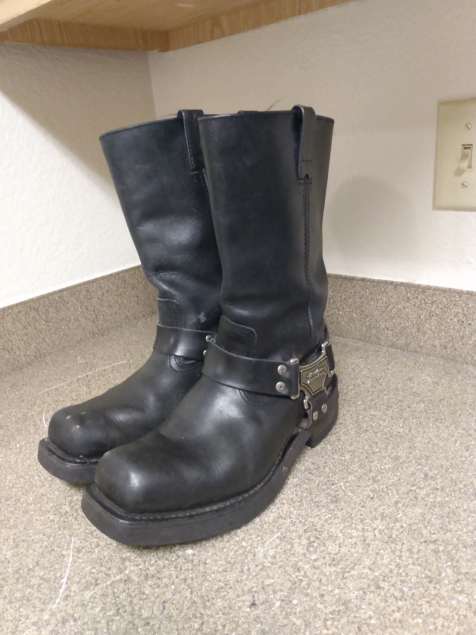 Women's Harley Davidson High Pull On Harness Boots