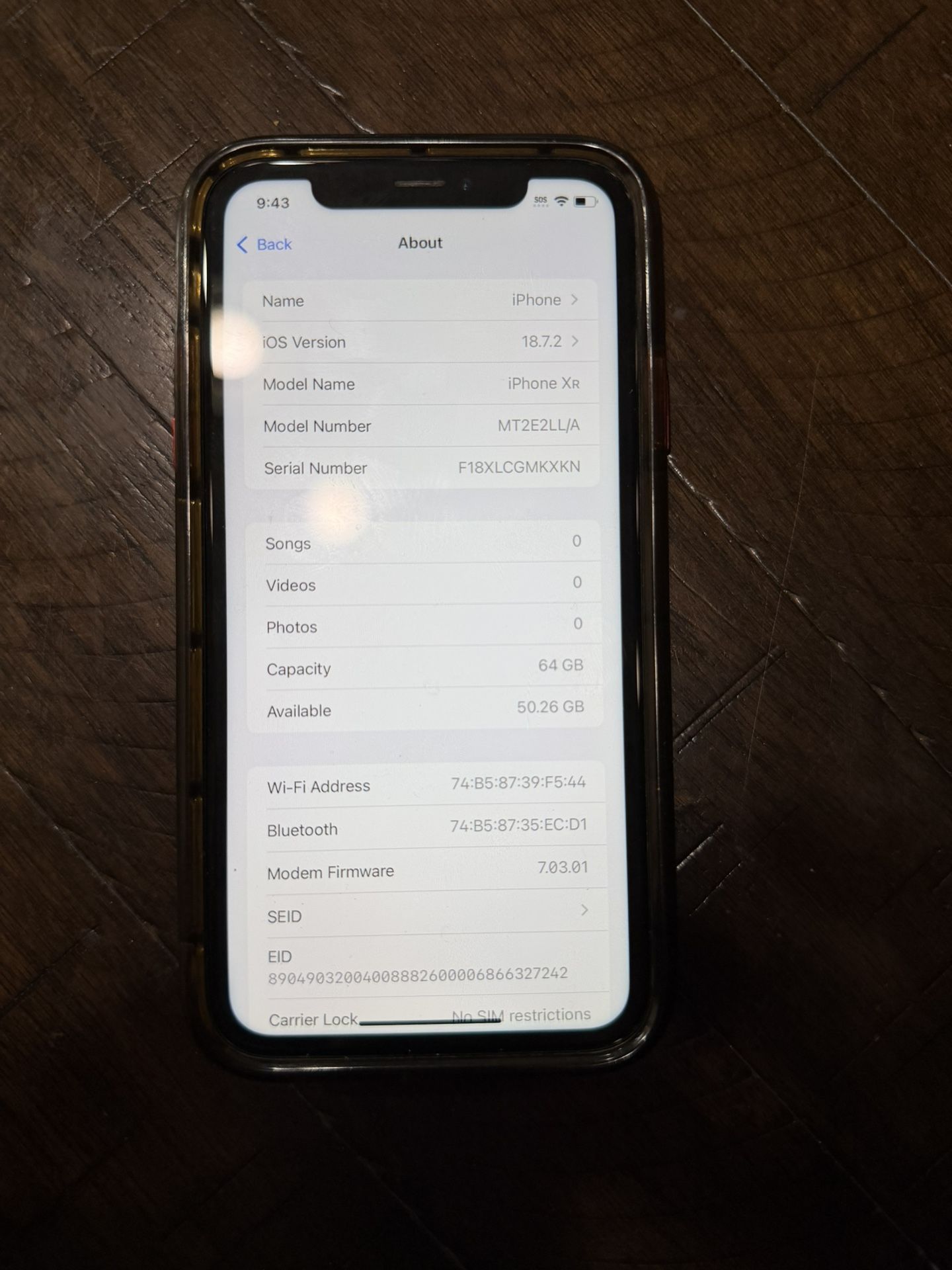 iPhone xR 64gb $100 obo