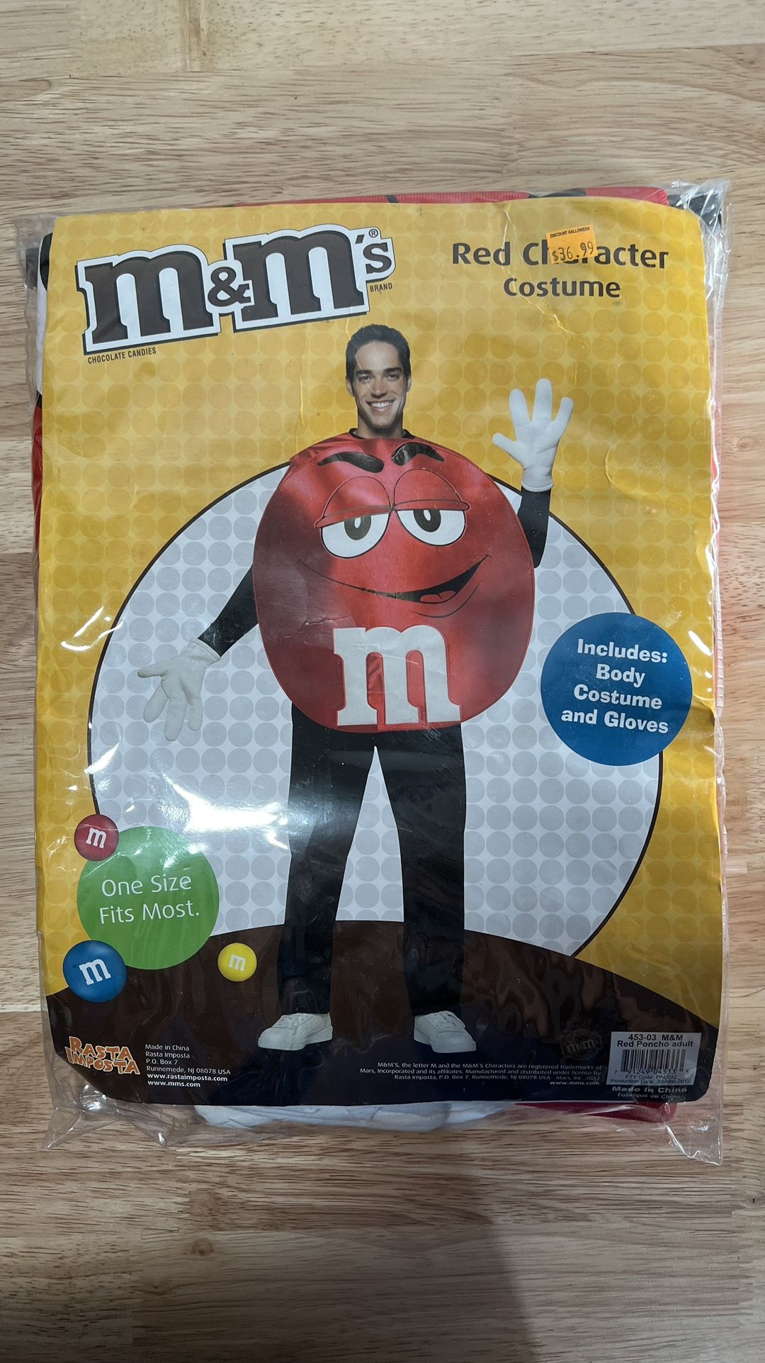 M&M Costume Teen - Adult