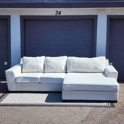 Living Spaces Oversized Sectional Couch