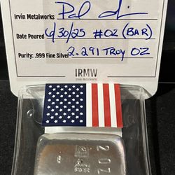  2 oz .999 Silver Art Bar – Founders Forge #02