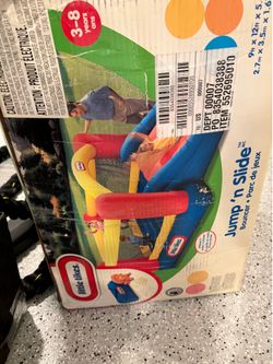 Little tikes jump and slide