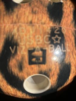 Viz-a-ball Burnswick Bowling ball With Bag And Shine Cloth And Shoes