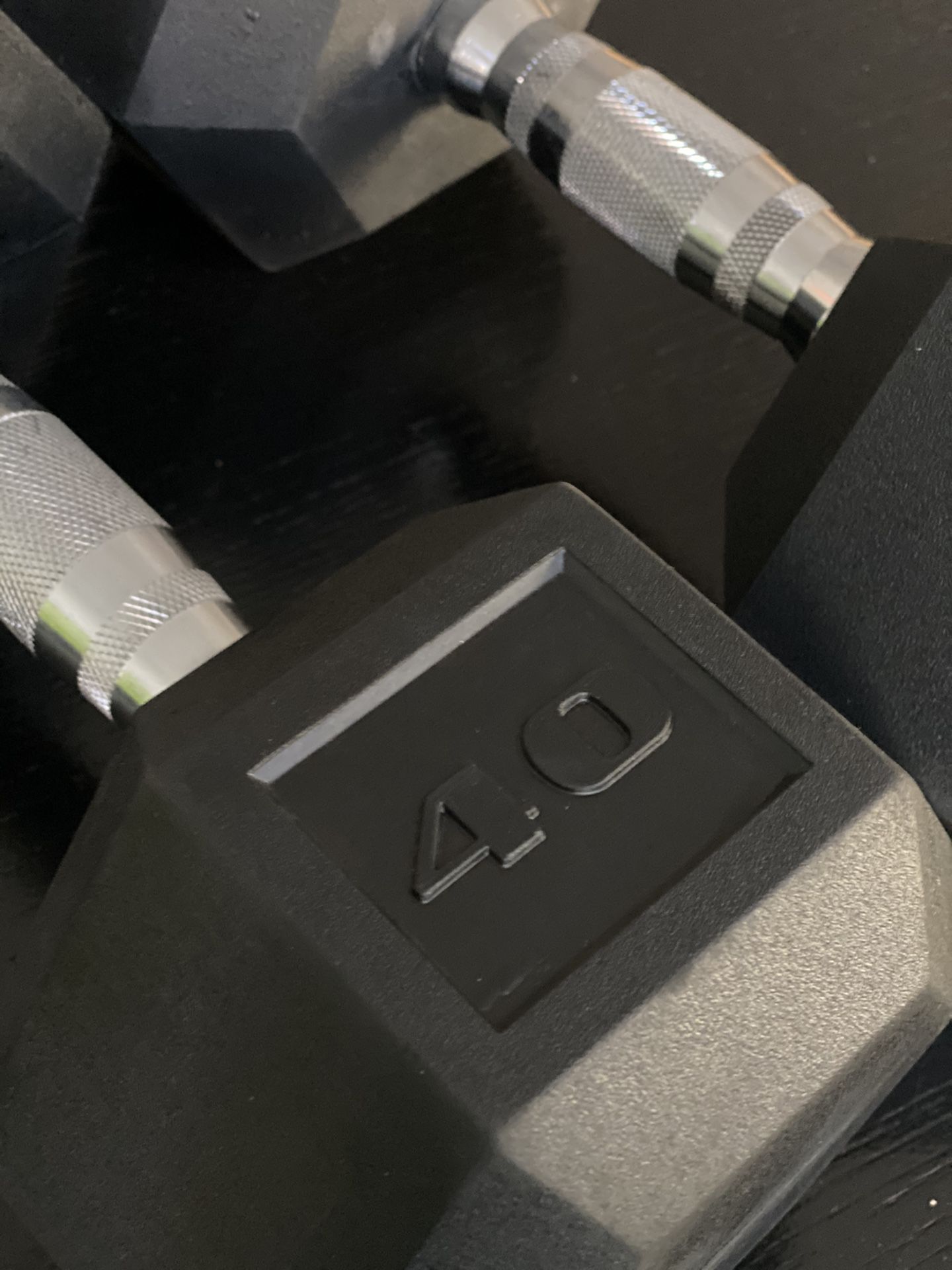 40Lb Set Of Two Dumbbells