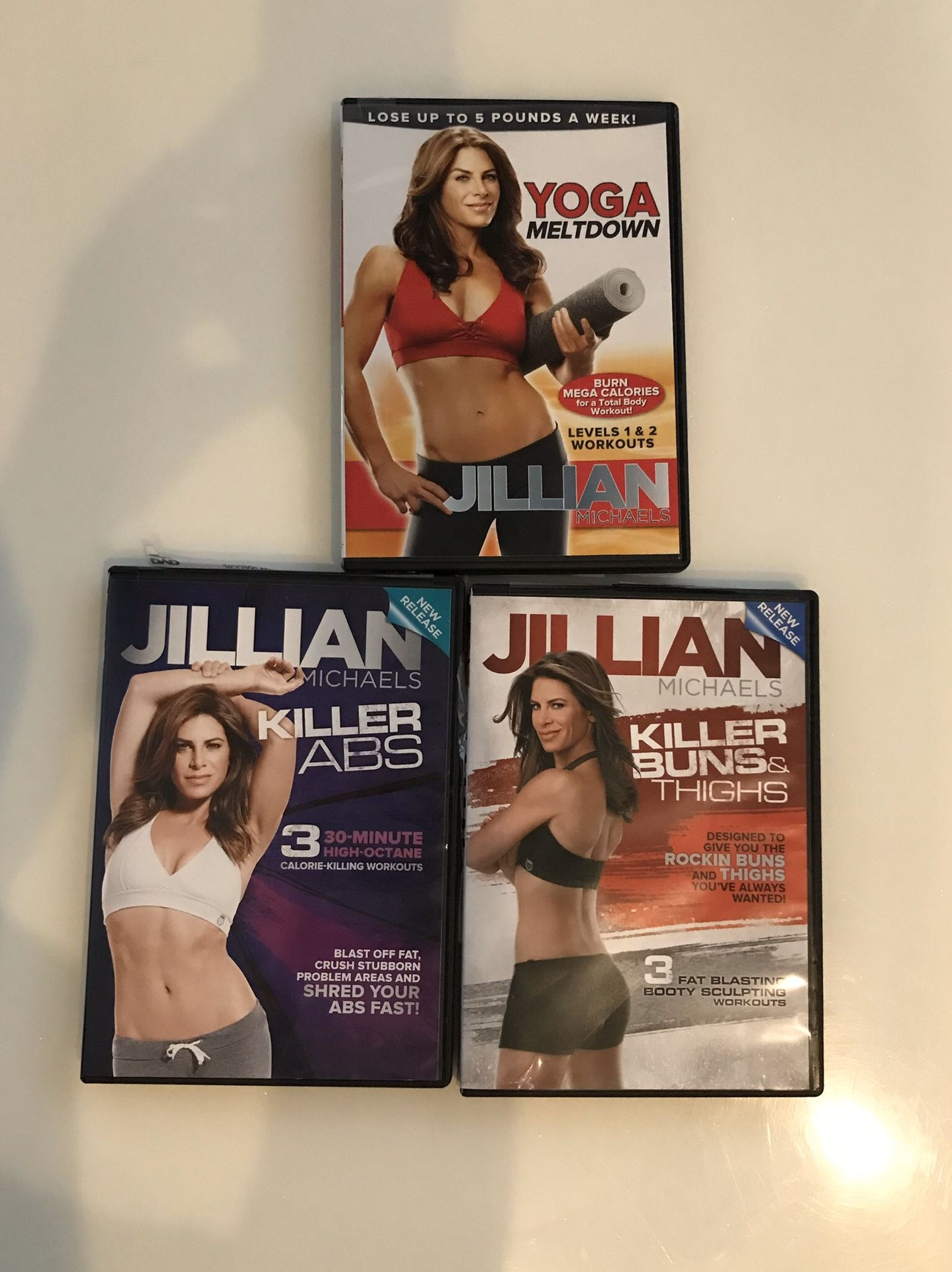 Jillian Michaels workout DVDs