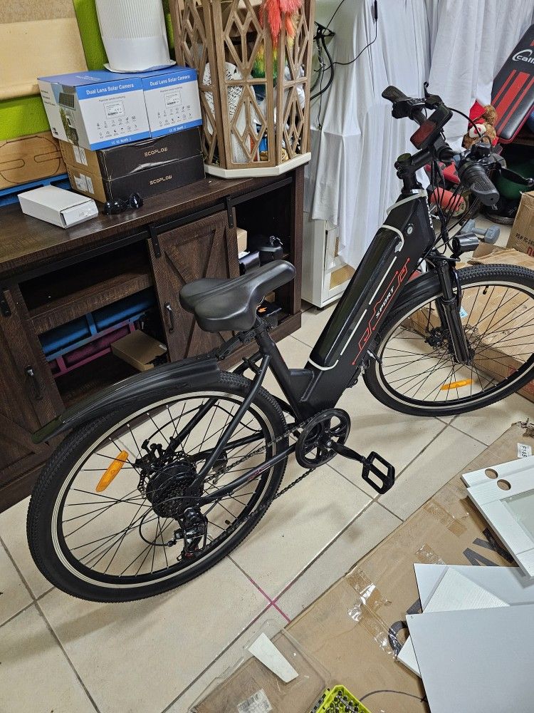 F26 Electric Bike for Adults, 1200W Motor Peak Ebike, Max 55Miles 25MPH, 26" Electric Mountain Bike, 480Wh Removable Battery E Bike, 7-Speed & Front S