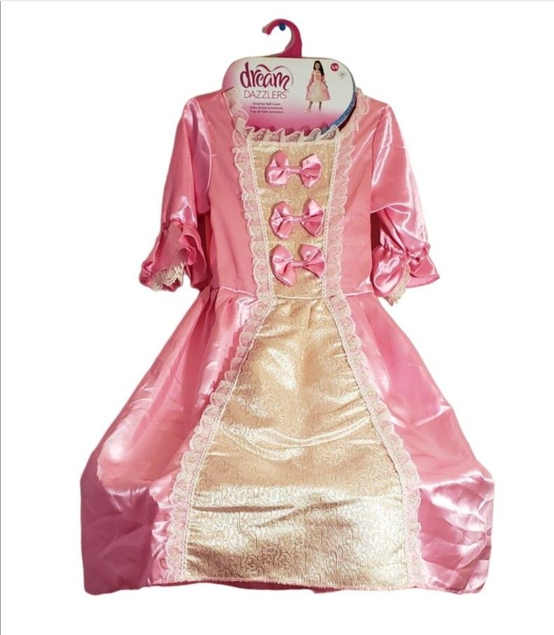 Size 5-6 Pink Princess Dress with Hoop / Toys R Us