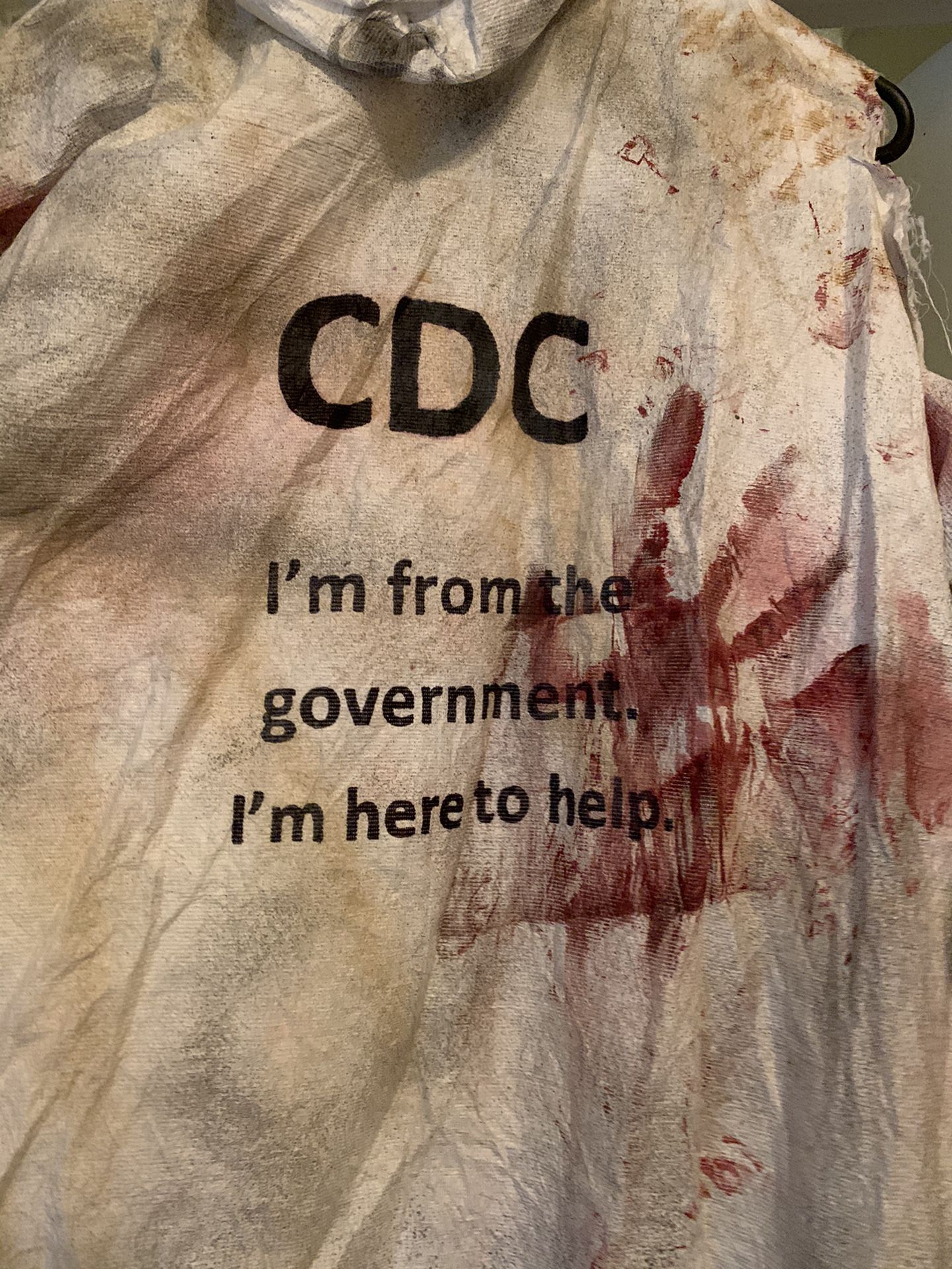 CDC Zombie Attack Victim Costume
