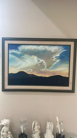 30” x 43” original oil painting with frame