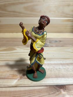 African American Dancing Woman Figurine
