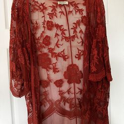 Lace Kimono Top S/M