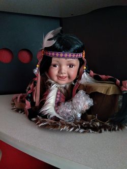 Porcelain baby Indian