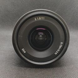 Sony 11mm 1.8 ASPC Lens