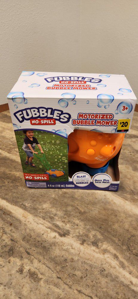 Kids Toy Bubble Mower. Motorized Bubble Mower.