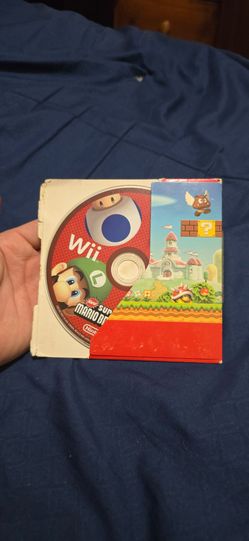 New Super Mario Bros Wii Game Disc