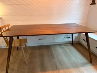 Walnut Mid Century Dining Table (Article)